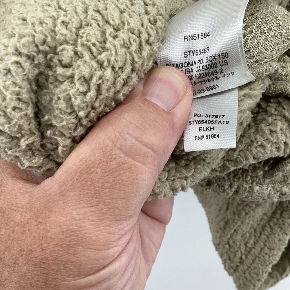 Boys Patagonia 1/4 Zip Pullover Sherpa Fleece